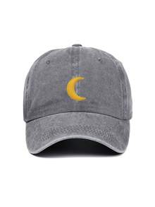 1pc Men's Adjustable Washed Moon Outdoor Sports Beach Casual Street Printed Baseball Cap, Suitable For Spring And Autumn,Holiday,Travel - Multicolor - View 9