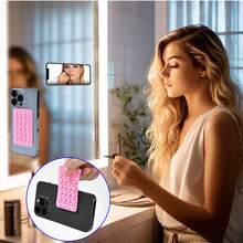 VOUVI Étui de protection en silicone transparent avec ventouse, compatible avec iPhone 17 14 12 11 13 15 16 Pro Max 16 15 14 Plus 16 E 17 Air. Accessoire de téléphone de luxe minimaliste anti-chute, transparent - Coquille transparente + violet foncé - Voir 7