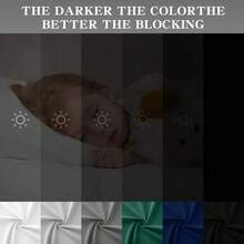 1 Piece Thermal Blackout Curtain 135x225 Cm, Total Light And UV Ray Blocking, Noise And Temperature Insulation, Ideal For Bedroom, Living Room Or TV Room - 粉紅色 - 查看 7