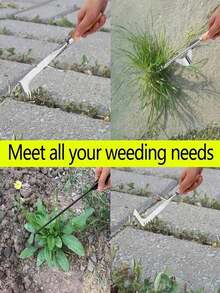 Ergonomic Hand Weeding Tool With Beech Wood Handle And Pure Metal Blade For Grass Cutting And Road Crack Cleaning - Weeder - View 8
