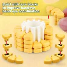 Corn Puzzle Decompression Toy, Suitable For Adults And Teenagers - Unique Desktop Decor, Backpack Pendant, Anxiety Relief, Educational Collectible Model - Multicolor - View 3