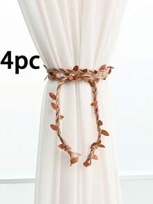 1pc/2pcs/4pcs Artificial Vine Curtain Tie Backs, Multiple Colors Available - Multicolor - View 14