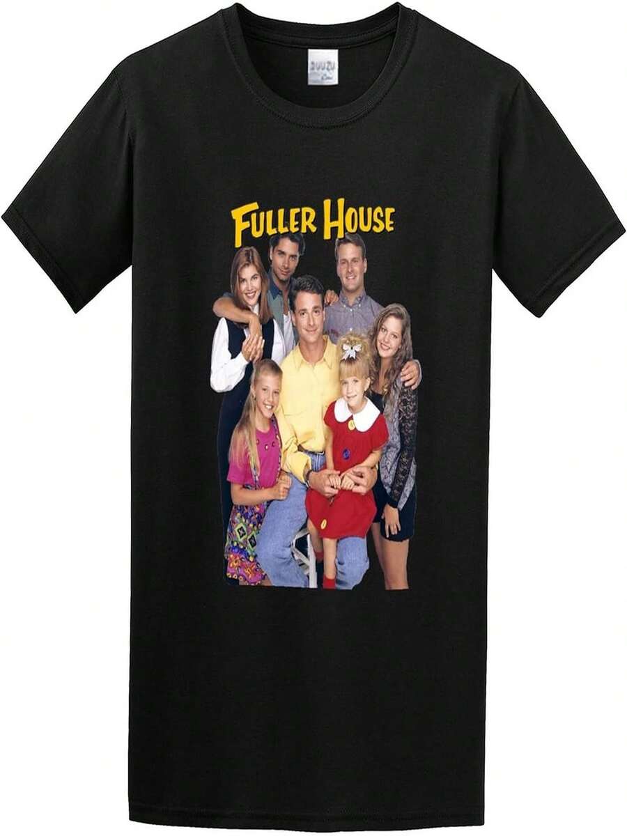 Fuller House Character Creativity Match - Camiseta básica estándar para baile de graduación, color negro - Negro - Ver 1