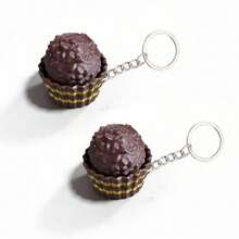 1PC Cute Realistic Lifelike 3D Printed Chocolate Figurine Clicker Fidget Toy Stress Anxiety Relief Keychain Backpack Charm Dollhouse Miniature Decor Supermarket Convenience Store Display Prop DIY Craft Accessory Desktop Ornament - Multicolor - View 15