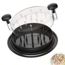 1pc Detachable Easy Clean Meat Mincer For Dumpling Meatball Chicken Vegetable Prep - Black - View 12