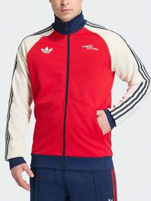 Áo khoác thể thao adidas Originals TRACK TOP OG dáng rộng thoải mái dành cho nam, mã sản phẩm KB1793. - trắng - Xem 1