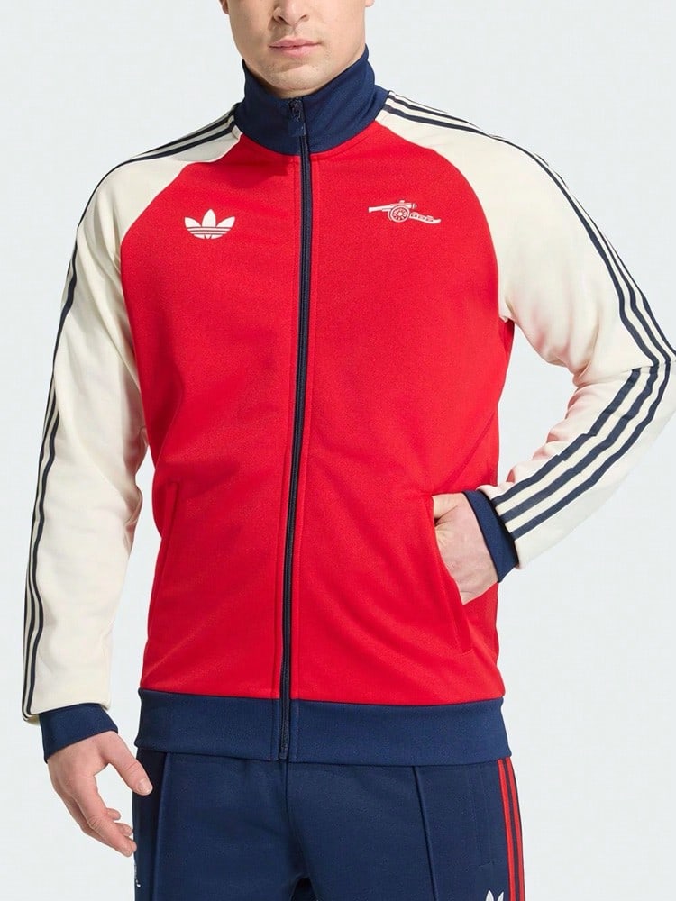 Áo khoác thể thao adidas Originals TRACK TOP OG dáng rộng thoải mái dành cho nam, mã sản phẩm KB1793. - trắng - Xem 1