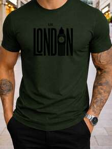 Peruvian Men's T-Shirt TheBOSS Premium Line Exclusive Limited Edition - 軍綠色 - 查看 1