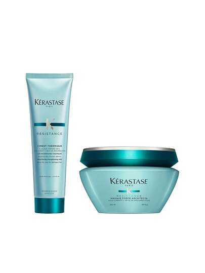 Kérastase [Bundle] Resistance Ciment Thermique Heat Protector 150 ml + Therapiste Masque Hair Mask 200 ml
