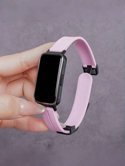 1 dây đeo silicon từ tính, tương thích với đồng hồ thông minh Band 7/8/9/10/NFC.