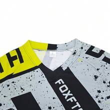 FOXFTA 2026 山地單車運動服 騎行球衣 MTB BMX ATV 越野摩托車 DH 下坡越野 男士健身長袖 T-shirt 黑色 - 黑色 - 查看 4
