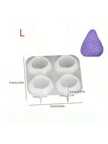1个DIY粘土模具，3D草莓香氛蜡烛模具，3D硅胶树脂模具，逼真水果模具，蜡烛肥皂模具，适用于家居装饰、节日装饰 - 草莓模具 - 查看 13