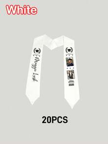 1/5/10/20pcs Customized 2026 Graduate Sashes - Personalized Name Graduation Sashes 2026 Graduation Gifts - Customizable Photo And Text Graduation Sashes - Unisex Graduation Ceremony Gifts, Customized Graduation, Personalize Your Graduation Day! Individual Graduate, Full Set, Name Or Background - Multicolor 3 - View 15