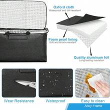 Giỏ dã ngoại gấp gọn cỡ lớn 30L - Hộp đựng đồ cách nhiệt cao cấp với tay cầm kim loại tiện dụng - Hoàn hảo cho các hoạt động ngoài trời, họp mặt gia đình, cắm trại, tiệc nướng BBQ, mua sắm và du lịch - Dễ dàng cất giữ 1 giỏ dã ngoại cách nhiệt gấp gọn với tay cầm bằng nhôm, dung tích 32L/18.9x12.6x9.4 inch, lý tưởng cho các buổi dã ngoại ngoài trời, đi biển, cất đồ trong cốp xe và mua sắm thực phẩm. - Nhiều màu - Xem 12
