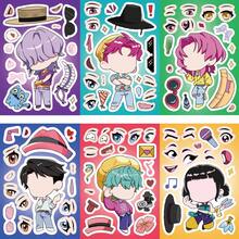 8pcs/Set Cartoon Witch Hunter Series Collage Decorative Stickers For Phone, Cup, Skateboard, Waterproof DIY Stickers - Multicolor - View 2