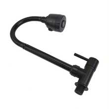 Black Wall-Mounted Faucet, Single Hole Design With Matte Finish - Rotatable And Extendable, Suitable For Kitchen Sink, RV And Bathroom Vanity, Comes With Hose And Stylish Modern Design, Applicable For Global Household Use - Multicolor - View 6