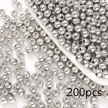 2790pcs 3/4/6/8mm Acrylic Round Beads, Suitable For DIY Jewelry Making, Paired With Spacer Beads - Smooth Ball Beads For Bracelets, Necklaces, Keychains, Resin And Crochet Crafts - Multicolor - View 14
