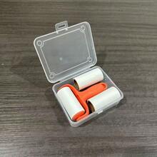 4 Stück tragbarer Mini Kleberoller Set - 1 Griff + 3 Ersatzrollen, starker Klebstoff für Pullover Pilling, Tierhaarentfernung, einfach zu bedienen, Griff kann wiederverwendet werden, für Haustiere/Kleidung/Teppich/Autositze, ohne Strom, unverzichtbar für Haustierbesitzer - mehrfarbig - Übersicht 16