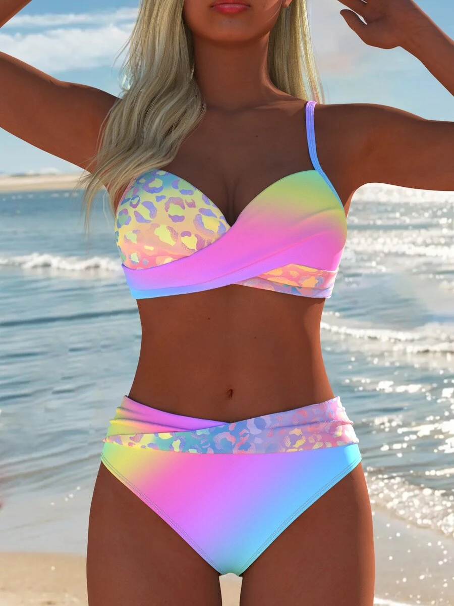 Bộ đồ bơi nữ mới, bikini hai mảnh gợi cảm, đồ đi biển. - Nhiều màu - Xem 1