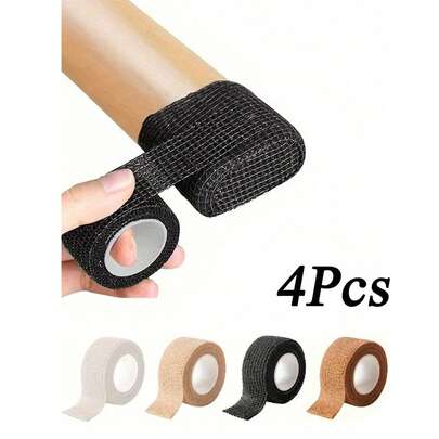 1 Roll Self-Adhesive Chair Leg Protector Covers, Classic Anti-Slip Noise Reduction Chair Leg Sleeves With Partial Cleaning & Sealing Function. Suitable For Table Legs, Sofa Legs And Other Furniture Legs. Anti-Slip & Wear-Resistant, With Sound Insulation Protection Layer. Can Be Cut Into Multiple Sections For Use. (Please Read The Instructions Carefully Before Use.)