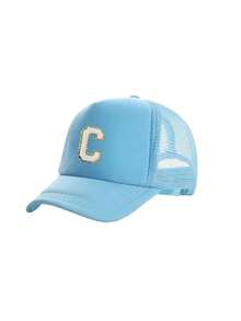 1PC Children 26 Letter Mesh Adjustable Baseball Cap Fashion Cap Girls Boys Sun Hats Tennis Hat Sports Boys Running Golf Visor Cap Elastic Hollow Top - Blue - View 7
