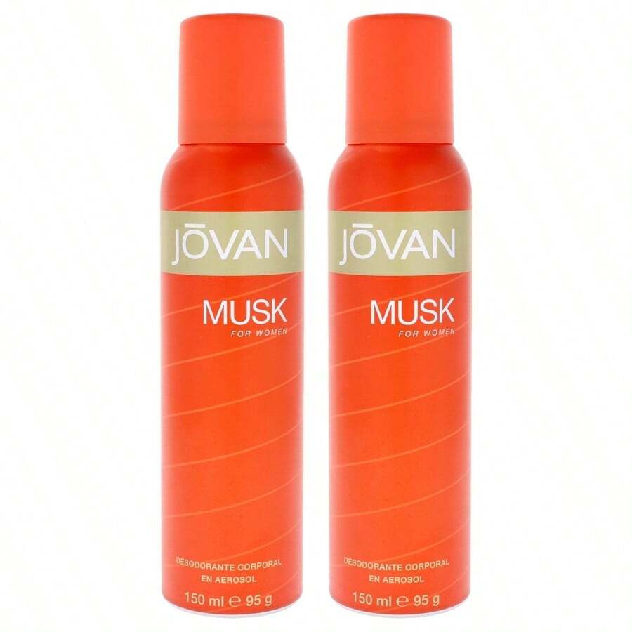 Jovan Musk By Jovan For Women - 5 Oz Deodorant Spray - Pack Of 2 - 多樣化香型 - 查看 1