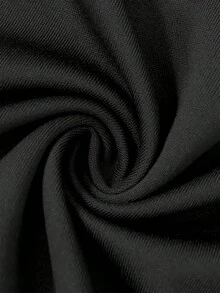Men's Short Sleeve Summer T-Shirt With Print - Black - View 2