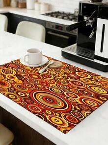 Retro Brown Swirl Print Non-Slip Absorbent Kitchen Mat - Heat-Resistant Countertop Protector, 2D Flat Drying Mat, USA Local Printed Kitchen Utensil Drainage Pad, Home Decor Coffee Bar Station Kitchen Essentials Laundry Room Accessories Dish Drying Mat,Warm Tone  Swirl Non-Slip Absorbent Kitchen Mat - Heat-Resistant Countertop Protector, Soft Comfortable Dish Drying Mat, 2D Flat Draining Mat, Printed Kitchen Decor Coffee Mat, Home Décor Laundry Room Accessories Household Kitchen Supplies,Soft Anti-Slip Boho Swirl Kitchen Drying Mat - Heat-Resistant Countertop Protector, 2D Flat Absorbent Draining Pad, USA Printed Kitchen Utensil Mat, Home Decor Coffee Mat Kitchen Essentials Laundry Room Accessories For Daily Use,Mother Gifts,Father Gifts,Graduation Gifts - 多色10 - 查看 7