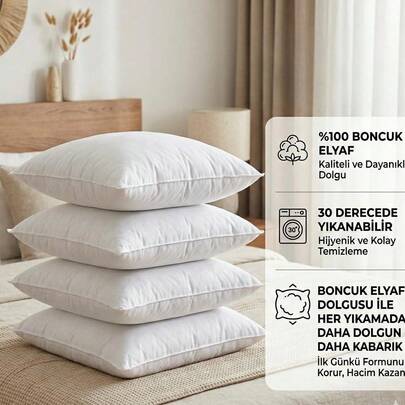Soft & Comfortable Pillow | Premium Pillow Made In Turkey 60*60I 1 Piece