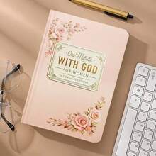 One Minute With God For WoMen, 365 Days Devotional Journal, Portable Daily Reflections NoteBook, Perfect Gift For Holidays Birthdays Christmas New Year, Self Improvement Journal - A - View 1