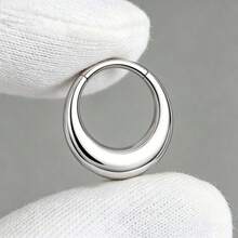 Khuyên mũi 16G - Khuyên mũi dạng khớp nối, chất liệu thô ráp - Khuyên mũi G23 dành cho nam và nữ, khuyên sụn tai, khuyên vành tai, khuyên dái tai, khuyên vành tai trong, hộp trưng bày trang sức xỏ khuyên. - Bạc - Xem 1