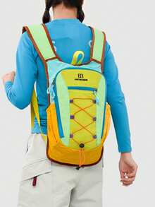 Mochila ligera multicolor para exteriores, descubre una nueva experiencia de moda al aire libre, adecuada para senderismo, ciclismo, viajes y uso diario - Multicolor - Ver 8
