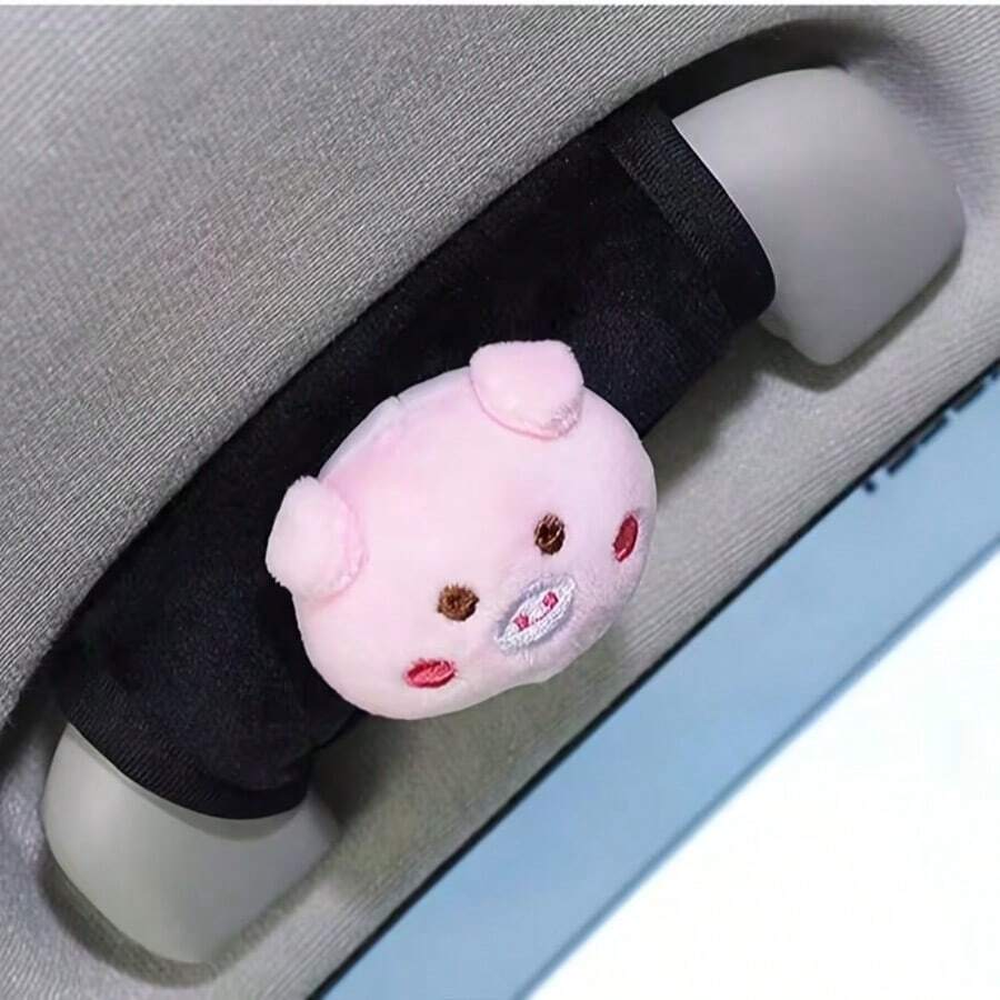 Ốp cần số hình heo hoạt hình dễ thương, bọc cần số, bọc phanh tay, dùng được cho cả xe số tự động và số sàn. - A - Xem 1