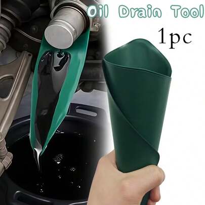 Oil Draining Tools, Automotive Repair Accessories, Oil Guide Plates, Oil Release Tools, Various Shapes, Reusable, Suitable For Automotive Repair And Maintenance, For Changing Engine Oil