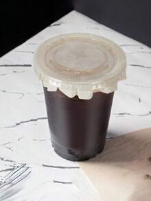 10/100/200pcs Leak-Proof Coffee Cup Lids - Spill-Proof Lids Suitable For Takeout Drinks, Milkshakes, Iced Coffee And Tea - Sealed Fit, Spill-Proof Design, Suitable For Cafes, Restaurants And Home Use, Takeout Supplies - Multicolor - View 4