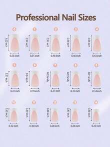 150pcs French Deep V Nail Stickers, French Manicure Adhesive Rectangular Pink 3-In-1 Nail Strips, Long-Lasting Fake Nails, Suitable For DIY Manicure, 15 Sizes Nail Supplies - 彩色 - 查看 10
