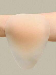 2pcs/1 Pair Solid Silicone Water Drop Shaped Bra Inserts, Bikini Pads, Lift Bust, Create Alluring Cleavage, Soft & Reusable - Thin style - View 5