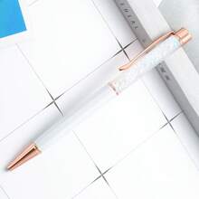[客製化] 1/10支個性化刻字亮粉圓珠筆、客製化流沙圓珠筆，女性禮物、文具、辦公用品、書寫工具、開學季 - 彩色 - 查看 13