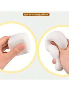 1pc Squishy Tofu Stress Relief Toy, Slow Rising Realistic White Tofu Decompression Artifact,Fidget Toys,Squishy,Fidget,Fidget Toys,Squishy,Fidget,Soft Toy,Taba Taba Squishy,Squeeze Toy,Tofu,Taba Squishy Jumbo,Taba Squishy>Tpr - 白色 - 查看 3