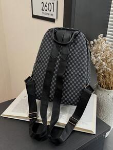 2026 New Women's Backpack, Large Capacity, Minimalist Fashion Versatile Texture Water-Resistant Travel Backpack - Black - View 3