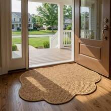 1pc Nordic Style Brown Pineapple Pattern Doormat | Warm Earth-Tone Brown Floral Design, Suitable For Indoor And Outdoor Use, Practical Luxury Home Decor Rug, Easy To Clean Small Doormat Suitable For Entryway, Machine Washable. - Brown - View 5