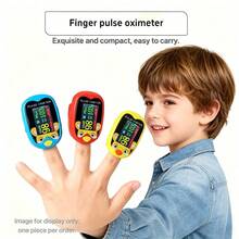 Pediatric Pulse Oximeter / Finger Clip Oximeter / Oxygen Saturation, Heart Rate And Pulse Measurement Device / Rechargeable - Multicolor - View 5