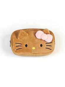 SANRIO Hello Kitty毛绒铅笔盒 - 可爱柔软的化妆包和文具袋，适合女孩 - 毛絨款 - 查看 13
