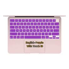 1 片装英文超薄硅胶键盘膜，美式布局，兼容 MacBook Neo 13 英寸 (A18) Pro 2026 年款 A3404 512GB（带触控 ID），降噪设计，耐磨印刷，打字流畅，3 种颜色可选 - 查看 12
