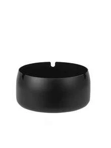 Personalized Stainless Steel Ashtray, Custom Text Ashtray, Customized Name Ashtray, Minimalist Desktop Ashtray, Personalized Gift For Him Her Dad Boyfriend, Home Office Bar Decor, Birthday Graduation Wedding Gift - Black - View 5