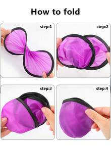 8pcs/Set Foldable Flying Disc Fans, Wholesale Foldable Disc Fans With Carrying Bag, Lightweight & Compact, No Battery Required, Comes With Storage Bag For Easy Organization, Reusable, 8 Vibrant Colors Available, Suitable For Summer Outdoor Activities, Birthdays, Weddings, Party Favors, Everyday Use - Folding Fan - View 6