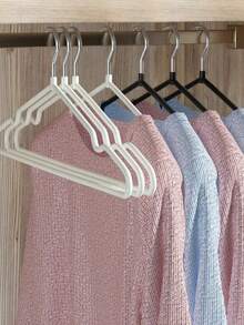 20pcs Modern Color Non-Slip Coated Clothes Hangers, Luxury Home Use - Multicolor - View 6