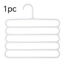 1/3pcs Multifunctional Closet Hanger Organizer For Pants Trousers Scarves Belts Ties Accessories Storage Space Saving Wardrobe Hanger Hook Rack System - Multicolor - View 10