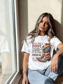 Women T-Shirts - White - View 3