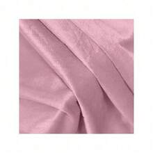 Plain Velvet Curtain With 8 Buttons (1 Piece), Soft And High Quality Fabric, Enhances The Style Of Your Home, Perfect To Complement Any Modern Decor Style. - Rose - View 9